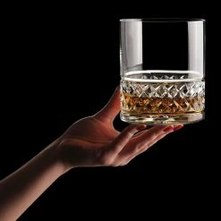 Cashs Crystal Cashs Ireland, Cooper King Size 3OF Scotch Whiskey Glass, 1+1 Free -Home Kitchen Shop 015175C a2