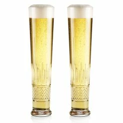 Cashs Crystal Cashs Ireland, Cooper Lager, Pilsner Beer Glass 1+1 Free