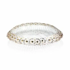 Lalique Marguerites 14" Bowl, Gold