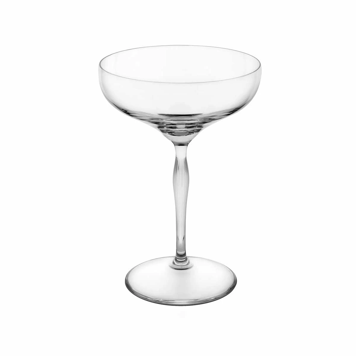 Lalique 100 Points Saucer Champagne Coupe By James Suckling, Single 1 Lalique 100 Points Saucer Champagne Coupe By James Suckling, Single