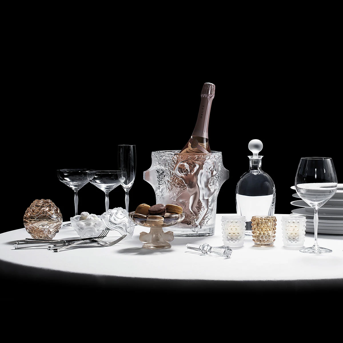 Lalique 100 Points Saucer Champagne Coupe By James Suckling, Single 2 Lalique 100 Points Saucer Champagne Coupe By James Suckling, Single - Image 2