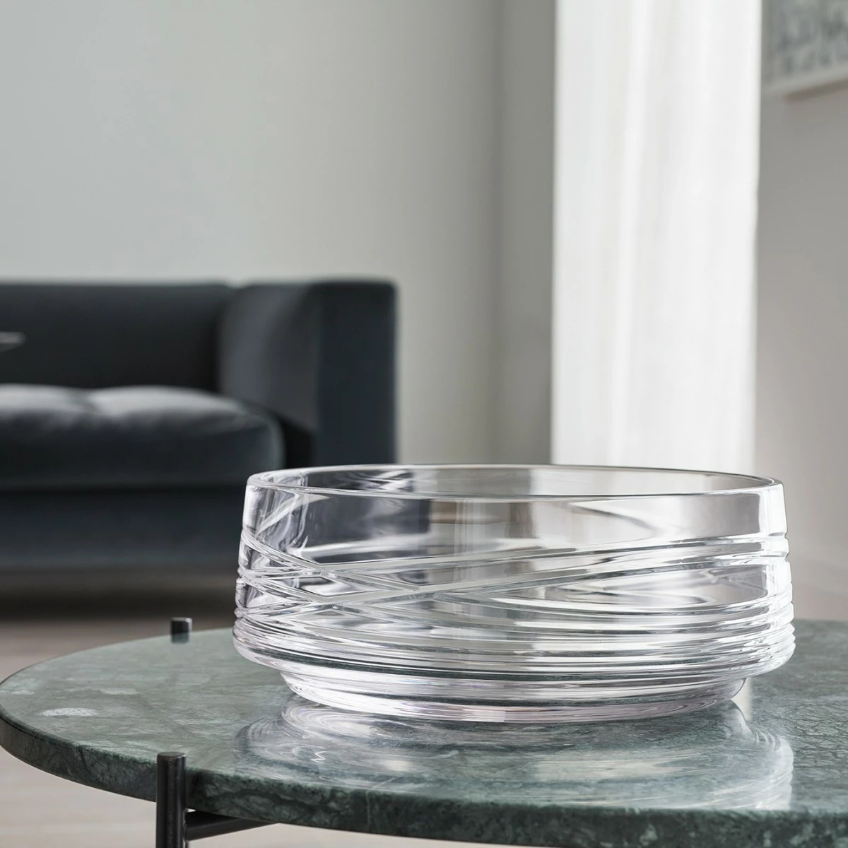 Waterford Crystal Mastercraft Aran 13" Bowl 2 Waterford Crystal Mastercraft Aran 13" Bowl - Image 2