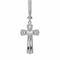 Waterford Crystal Waterford Silver Cross Ornament