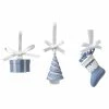 Wedgwood China Wedgwood Festive Charm Ornaments, Set Of 3