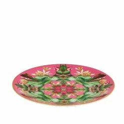 Wedgwood China Wedgwood Wonderlust Pink Lotus Plate Coupe, Single -Home Kitchen Shop 1057260 a3