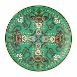 Wedgwood China Wedgwood Wonderlust Emerald Forest Plate Coupe, Single
