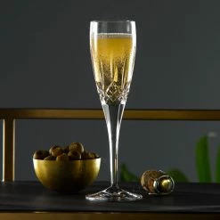 Waterford Crystal Waterford Lismore Nouveau Crystal Flute, Single 3 Waterford Crystal Waterford Lismore Nouveau Crystal Flute, Single -Home Kitchen Shop 1058163 a2