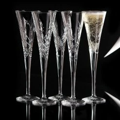 Waterford Crystal Waterford Wishes Love And Romance Heart Crystal Flutes, Pair -Home Kitchen Shop 1058174 a3