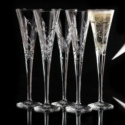 Waterford Crystal, Wishes Happy Celebrations Flutes, Pair -Home Kitchen Shop 1058175 a3