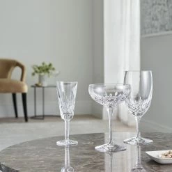 Waterford Crystal, Lismore Essence Saucer Champagne Coupe, Pair -Home Kitchen Shop 1058185 a5