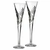 Waterford Crystal, Wishes Beginnings Crystal Flutes, Pair
