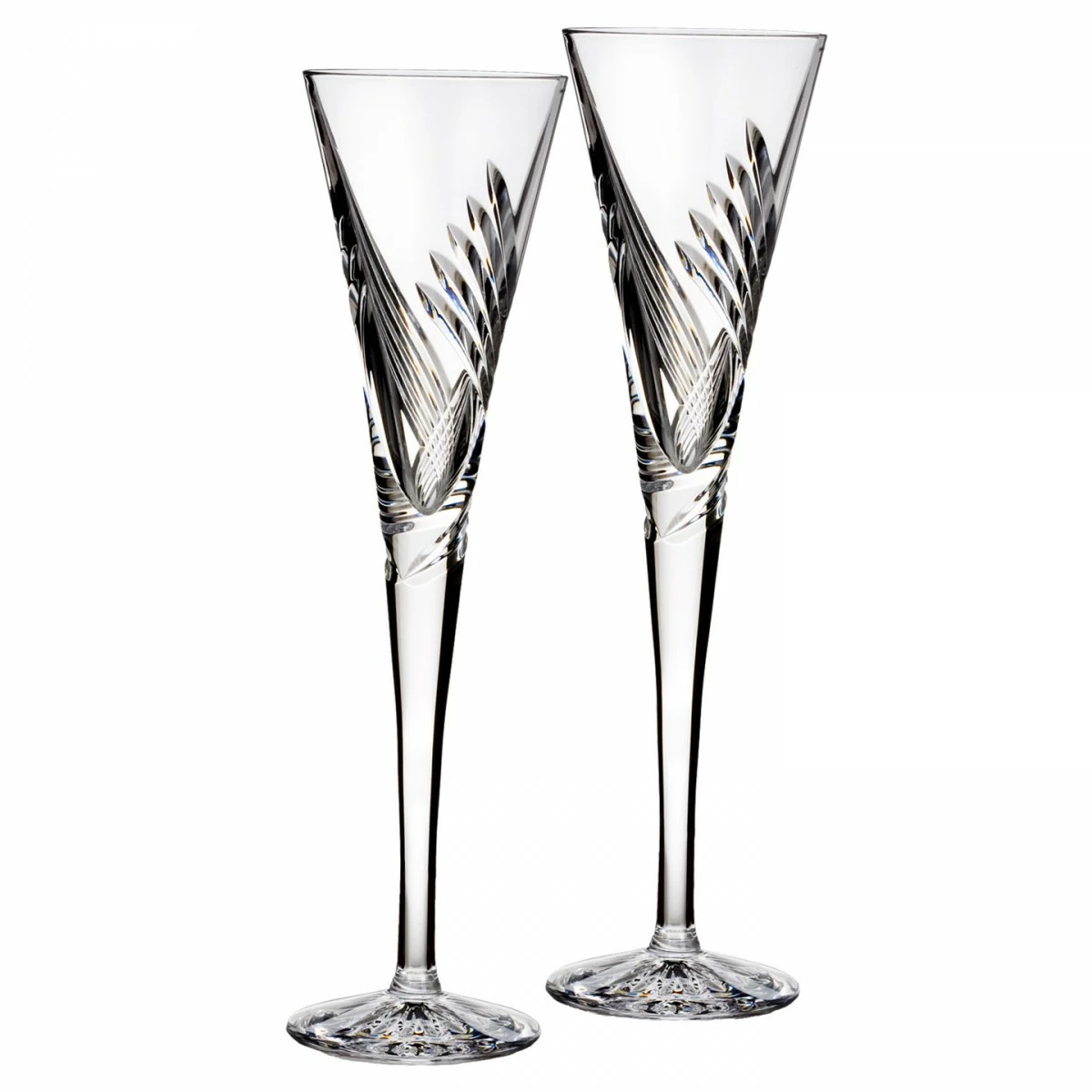 Waterford Crystal, Wishes Beginnings Crystal Flutes, Pair 1 Waterford Crystal, Wishes Beginnings Crystal Flutes, Pair