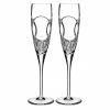 Waterford Crystal True Love Wedding Vows Flutes, Pair