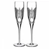 Waterford Crystal Happiness Toasting Champagne Flutes, Pair