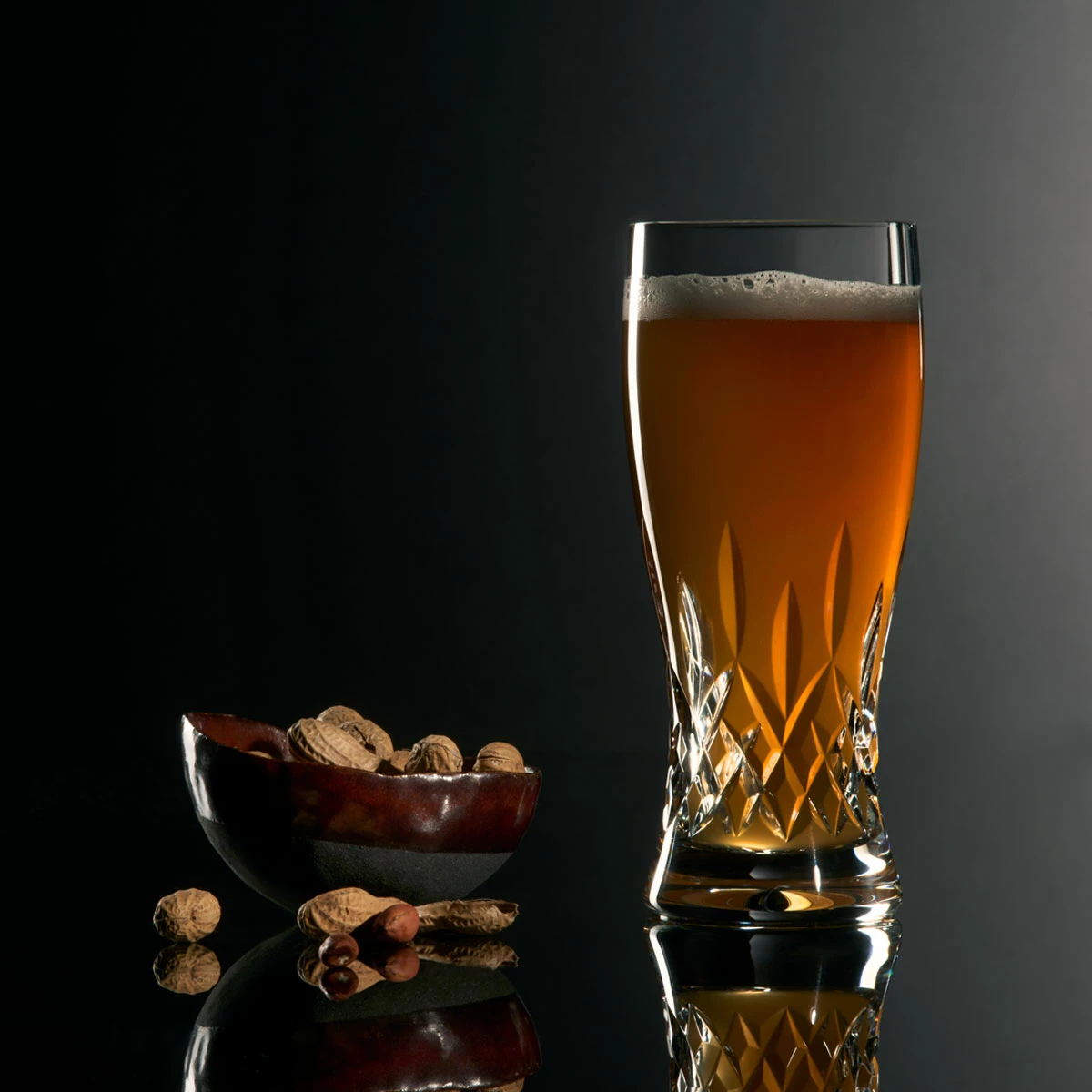 Waterford Crystal Waterford Lismore Pint Beer Glass, Pair 2 Waterford Crystal Waterford Lismore Pint Beer Glass, Pair - Image 2