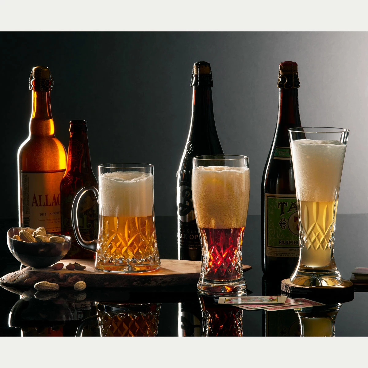 Waterford Crystal Waterford Lismore Pint Beer Glass, Pair 3 Waterford Crystal Waterford Lismore Pint Beer Glass, Pair - Image 3