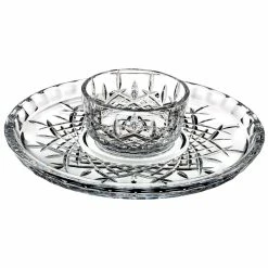 Marquis By Waterford Markham Chip And Dip Crystal Server