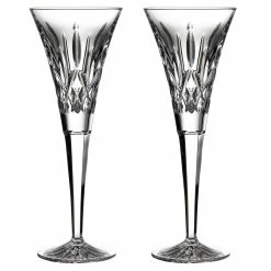 Waterford Crystal Lismore Classic Toasting Flutes, Pair
