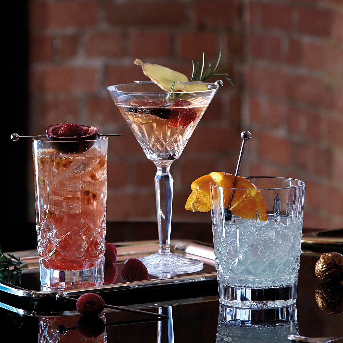 Waterford Crystal Lismore 12 Oz Double Old Fashion DOF Tumbler Glasses, Pair 2 Waterford Crystal Lismore 12 Oz Double Old Fashion DOF Tumbler Glasses, Pair - Image 2