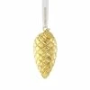 Waterford Crystal Waterford Fir Cone Golden Ornament