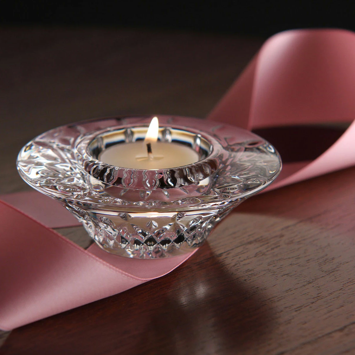 Waterford Crystal Lismore 4" Votive Pair 2 Waterford Crystal Lismore 4" Votive Pair - Image 2