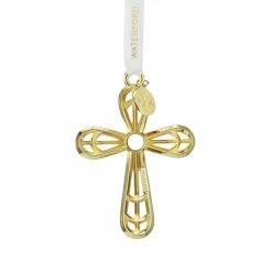 Waterford Crystal Waterford Cross Golden Ornament