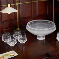 Waterford Crystal Waterford Mastercraft Lismore Arcus Punch Bowl And 6 Cup Set, Limited Edition 10 Waterford Crystal Waterford Mastercraft Lismore Arcus Punch Bowl And 6 Cup Set, Limited Edition -Home Kitchen Shop 1063088 a5