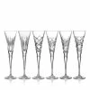 Waterford Crystal 2022 Winter Wonders Flutes Clear Mixed Set Of 6