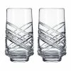 Waterford Crystal Waterford Aran Hiball Cocktail Glasses, Pair