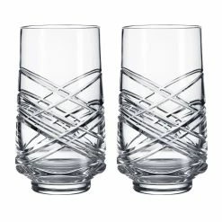 Waterford Crystal Waterford Aran Hiball Cocktail Glasses, Pair