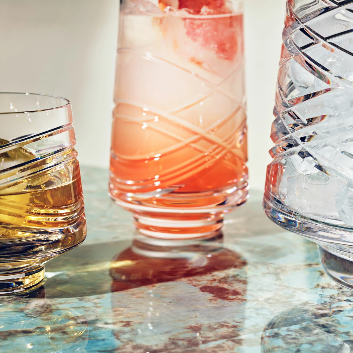 Waterford Crystal Waterford Aran Hiball Cocktail Glasses, Pair 5 Waterford Crystal Waterford Aran Hiball Cocktail Glasses, Pair - Image 5