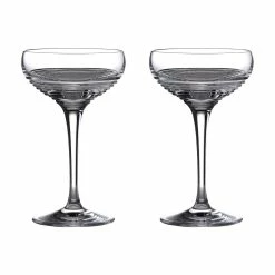Waterford Crystal Waterford Mixology Circon Cocktail Large Coupe Pair
