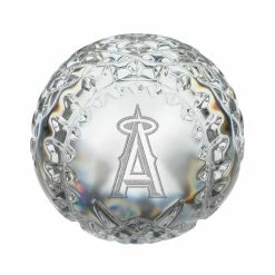 Waterford Crystal Waterford MLB Anaheim Angels Crystal Baseball Paperweight