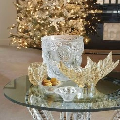 Lalique Champs-Elysees Gold Luster 18" Bowl -Home Kitchen Shop 1121610 a7