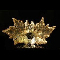 Lalique Champs-Elysees Gold Luster 18" Bowl -Home Kitchen Shop 1121610 lq gold chammps h31200