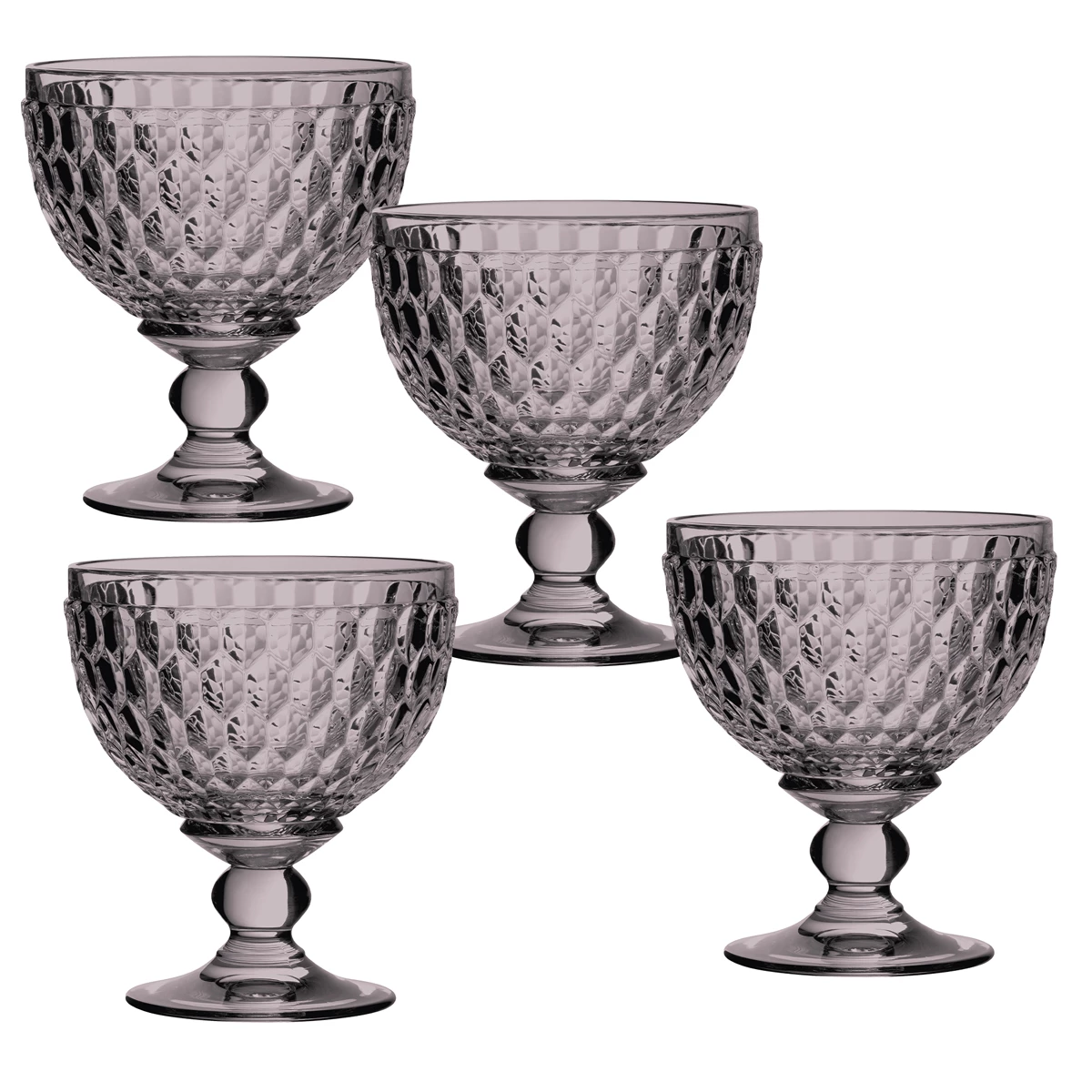 Villeroy And Boch Boston Colored Champagne, Dessert Bowl Set Of 4 Rose 1 Villeroy And Boch Boston Colored Champagne, Dessert Bowl Set Of 4 Rose