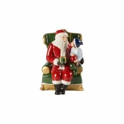 Villeroy And Boch Christmas Toys Santa On Armchair, Musical