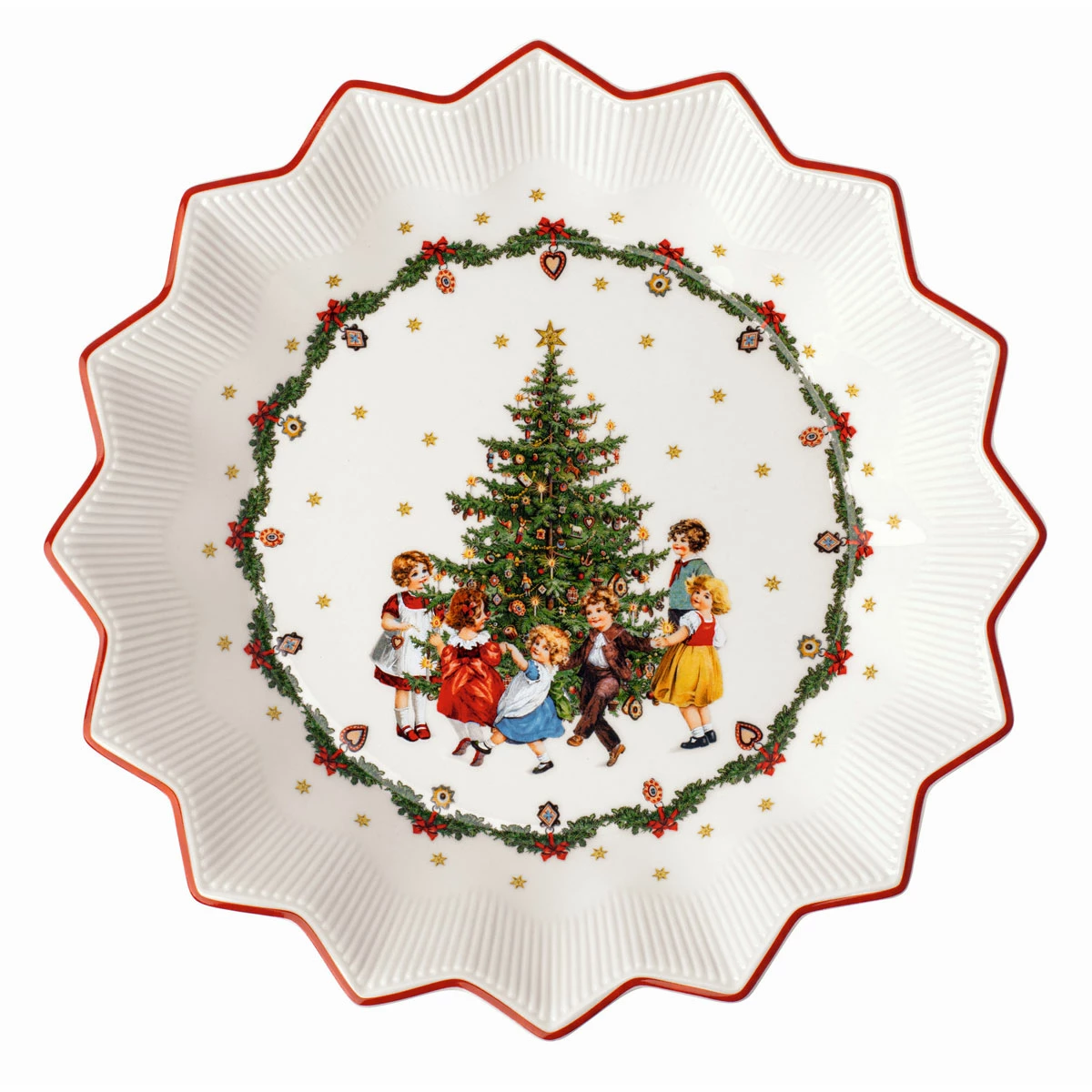 Villeroy And Boch 9.5" Toys Fantasy Bowl, Kids Dancing 1 Villeroy And Boch 9.5" Toys Fantasy Bowl, Kids Dancing