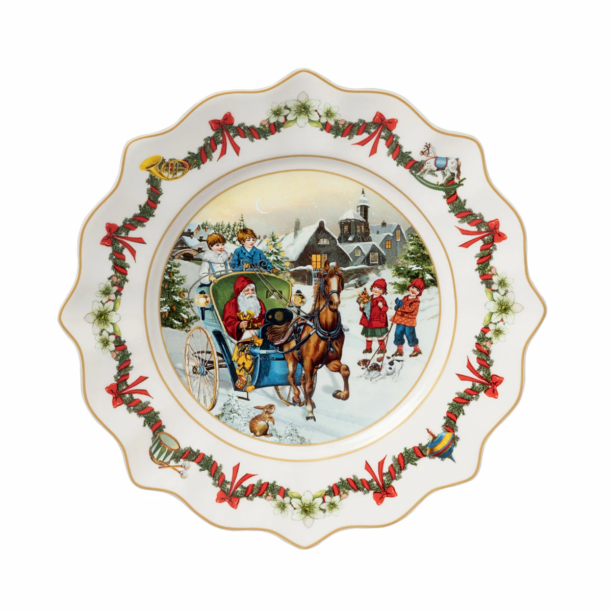 Villeroy And Boch 2022 Annual Christmas Edition Salad Plate, Single 1 Villeroy And Boch 2022 Annual Christmas Edition Salad Plate, Single