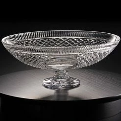 Cashs Crystal Cashs Ireland, 15 1/2" Crystal Trophy, Blank Panel, Footed Bowl