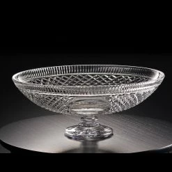 Cashs Crystal Cashs Ireland, Crystal Trophy, 17 1/2" Blank Panel, Footed Bowl