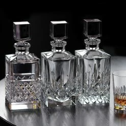 Cashs Crystal Cashs Ireland, Cooper Square Whiskey Decanter -Home Kitchen Shop 16212C a4