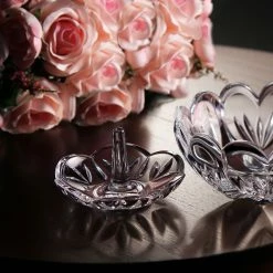 Cashs Crystal Cashs Ireland, Hawthorne Fairy Ring Holder -Home Kitchen Shop 16214C a4