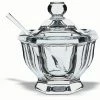 Baccarat Crystal, Missouri Jam Or Sauce Jar With Spoon