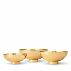 Aerin Sintra Footed Bowl, Medium, Gold -Home Kitchen Shop 20120034AE a3
