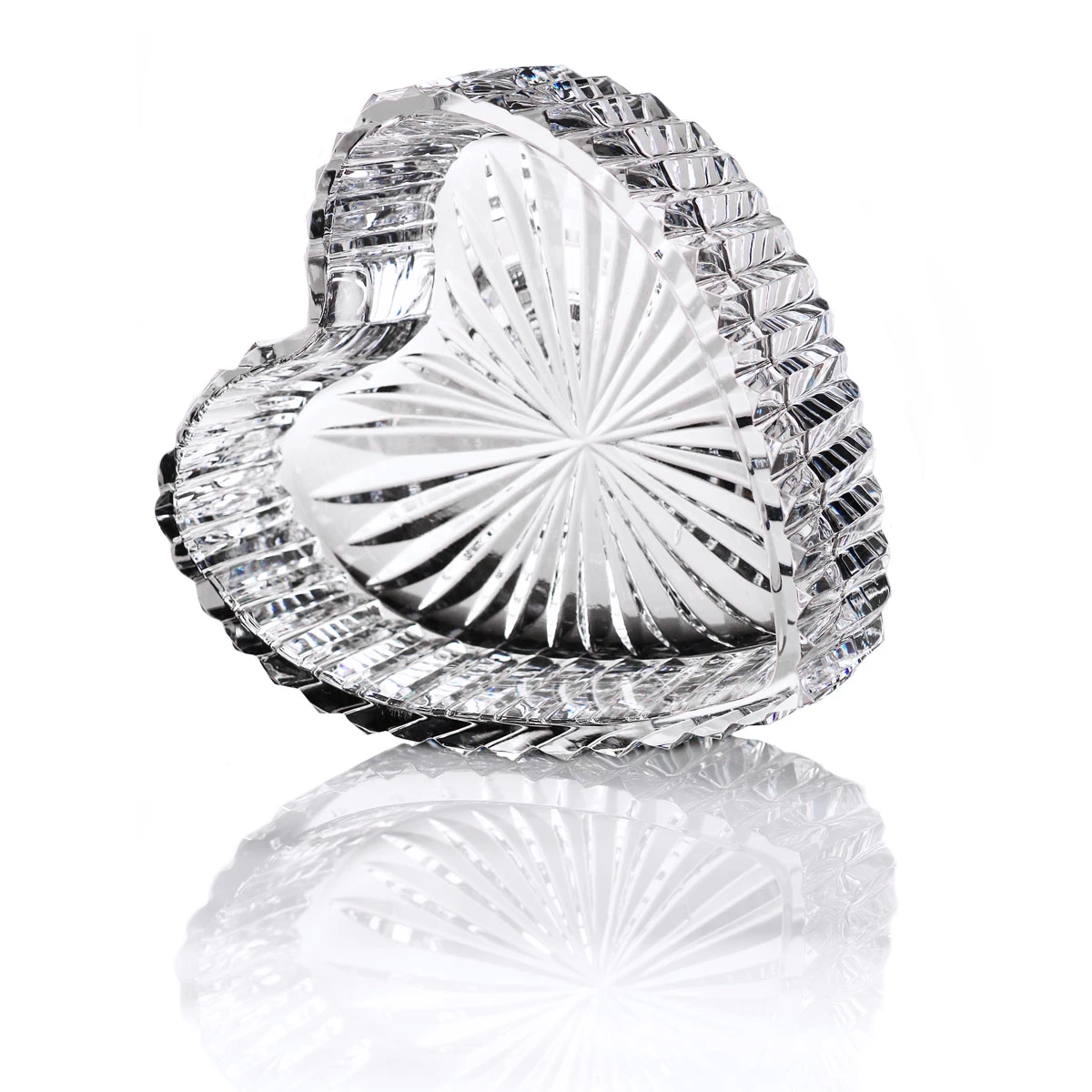 Cashs Crystal Cashs Ireland Tender Heart Vanity 4" Crystal Bowl 2 Cashs Crystal Cashs Ireland Tender Heart Vanity 4" Crystal Bowl - Image 2