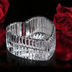 Cashs Crystal Cashs Ireland Tender Heart Vanity 4" Crystal Bowl 6 Cashs Crystal Cashs Ireland Tender Heart Vanity 4" Crystal Bowl -Home Kitchen Shop 20838C a3