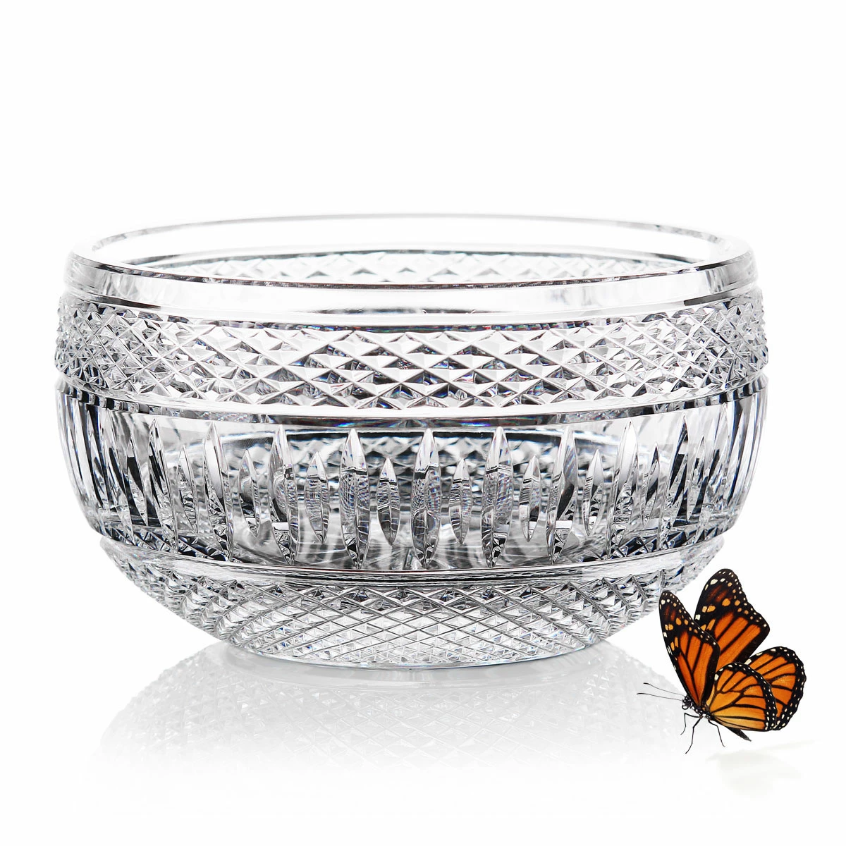 Cashs Crystal Cashs Ireland, Art Collection Cooper Classic 8" Crystal Bowl 1 Cashs Crystal Cashs Ireland, Art Collection Cooper Classic 8" Crystal Bowl