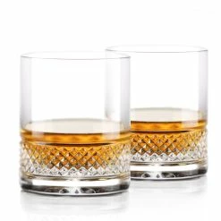 Cashs Crystal Cashs Ireland, Cooper Irish Whiskey DOF Glass, 1+1 Free