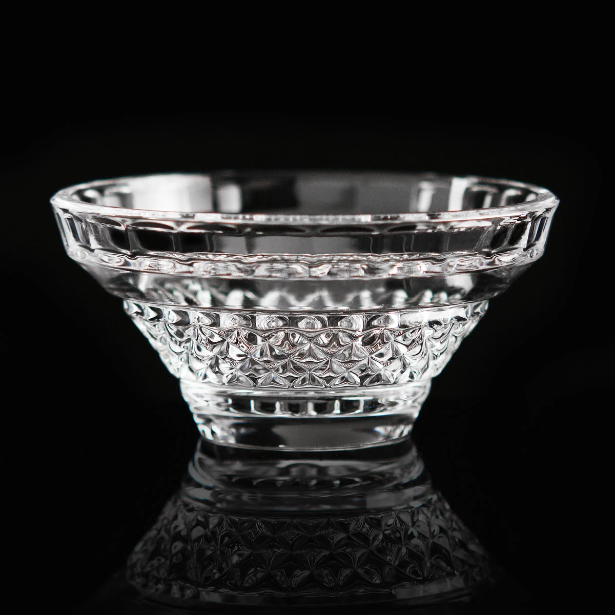 Cashs Crystal Cashs Ireland, Cooper 6" Crystal Bowl 4 Cashs Crystal Cashs Ireland, Cooper 6" Crystal Bowl - Image 4